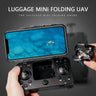 Falixpuzzlefun - New Luggage Box Storage Box Folding Mini UAV Aerial Photography Remote Control Four Axis Children's Toys Drone