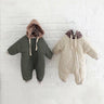 Falixpuzzlefun - Baby Padded Quilted Kumpsuit Outing Clothes